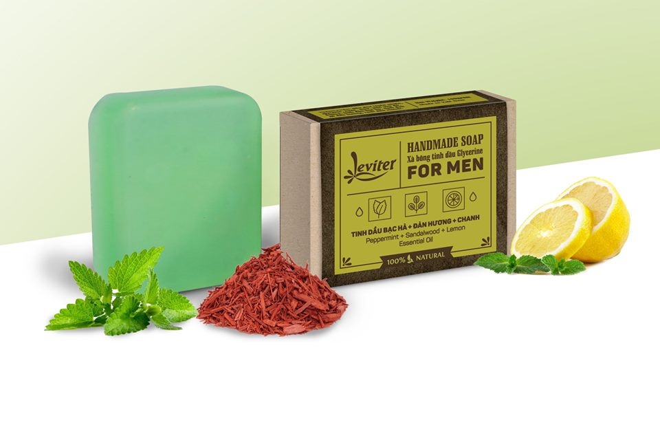 Xà Phòng Leviter Tinh Dầu Hỗn Hợp Cho Nam