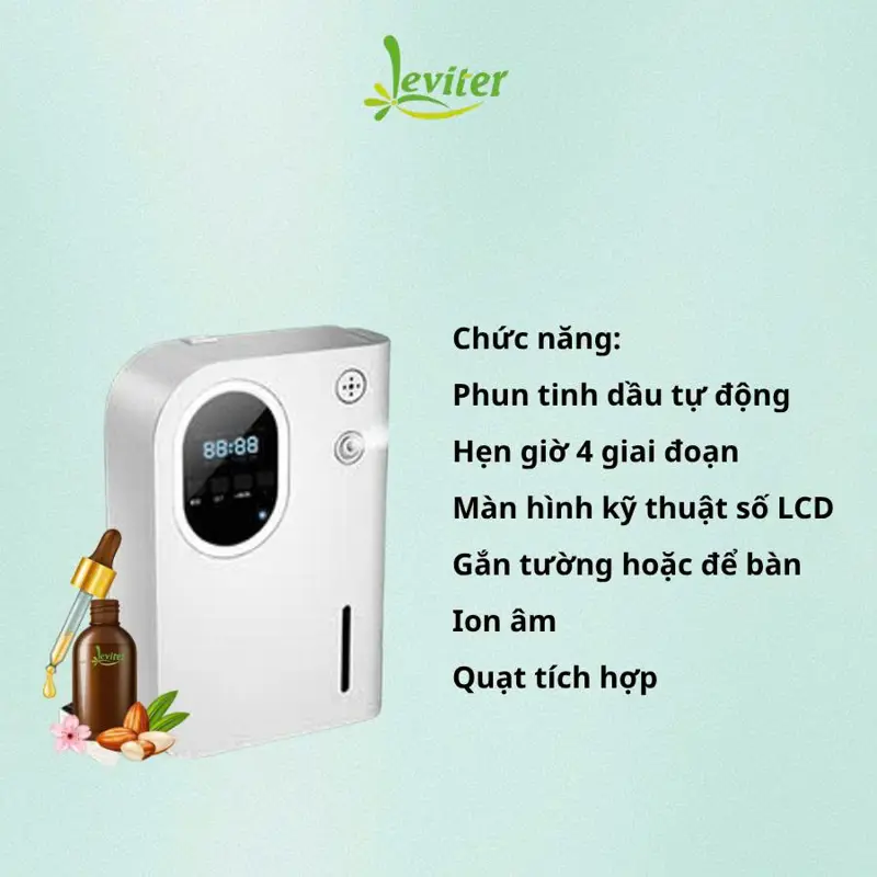 Máy Khuếch Tán Tinh Dầu Ion Âm AF-09 | Phủ Hương Diện Tích 100–300m²