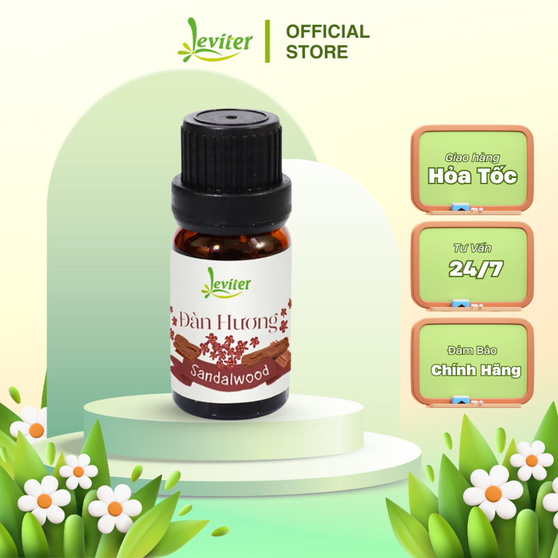Leviter - Tinh dầu Đàn hương 10ml - Sandalwood Essential Oil