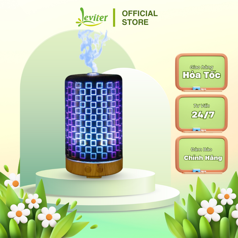 Máy Khuếch Tán Tinh Dầu MKT DC 8116 | Đèn LED 3D Đổi Màu, Khử Mùi & Tạo Hương Thơm