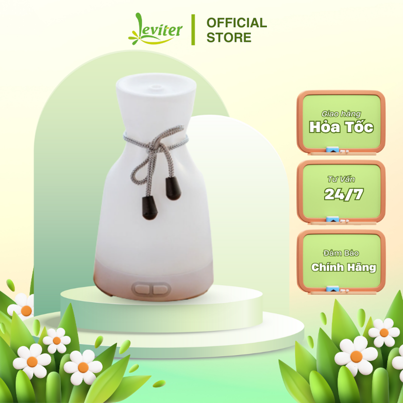 Máy Khuếch Tán Tinh Dầu MTK DC-8121 | Kiểu Dáng Bình Trang Trí, Đèn LED Đổi Màu, Khử Mùi Hiệu Quả