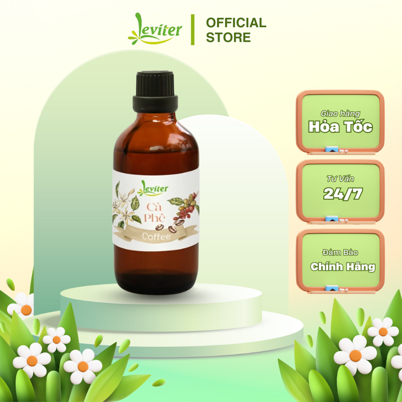 Tinh dầu Cà phê Leviter - Phương pháp chưng cất Extra CO2 Thanh lọc không khí