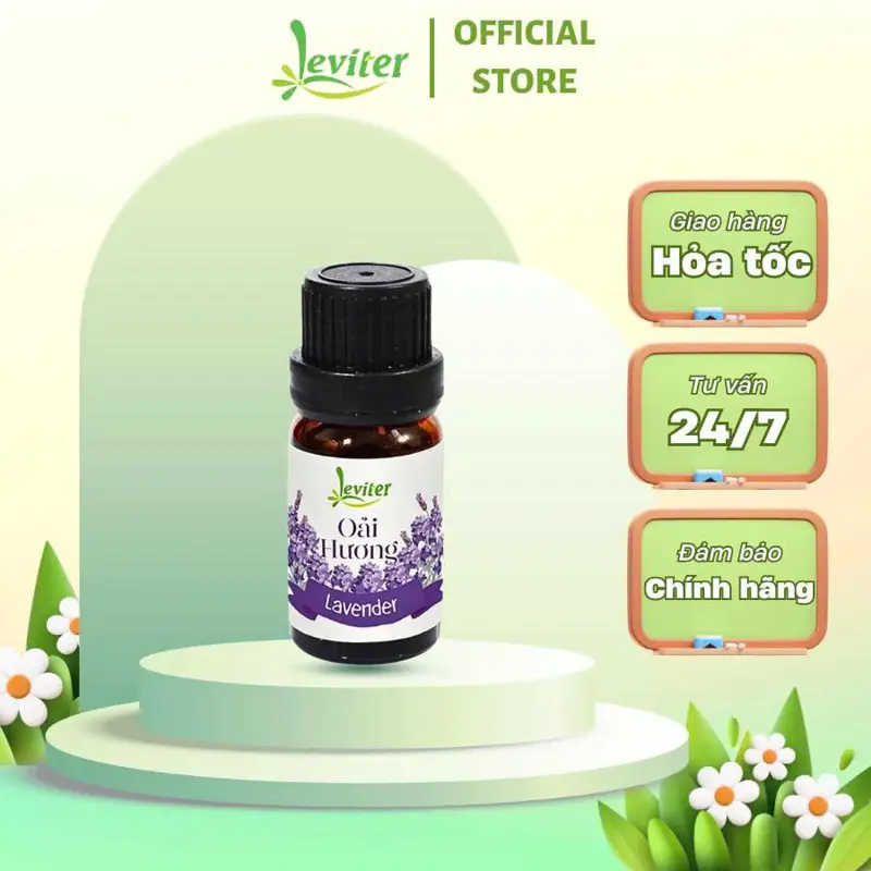Tinh dầu Oải Hương Leviter-10ml Nguyên liệu sản xuất mỹ phẩm Home Care, Chăm sóc nhà cửa, xông thơm, xịt phòng