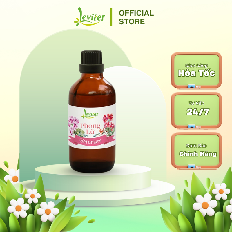 Tinh dầu thiên nhiên Leviter - Phong lữ 100ml - Làm giảm căng thẳng - Làm thơm phòng