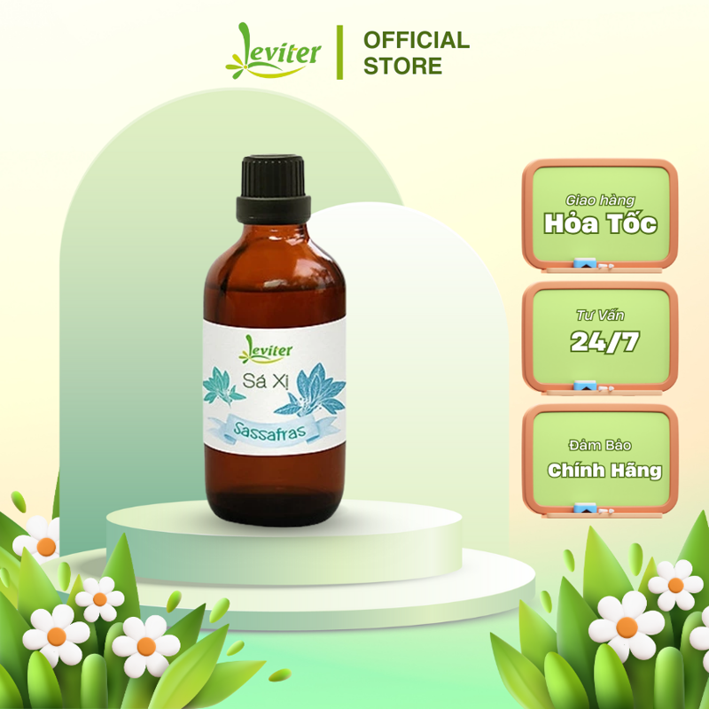 Tinh Dầu Thiên Nhiên Sá Xị Leviter treo xe, khử mùi, thơm phòng 100ml