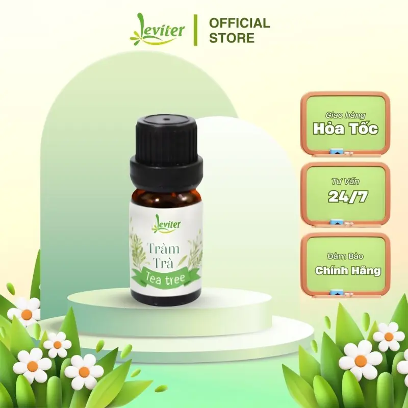 Tinh dầu tràm trà Leviter - Thư giản, giảm tress, đuổi côn trùng