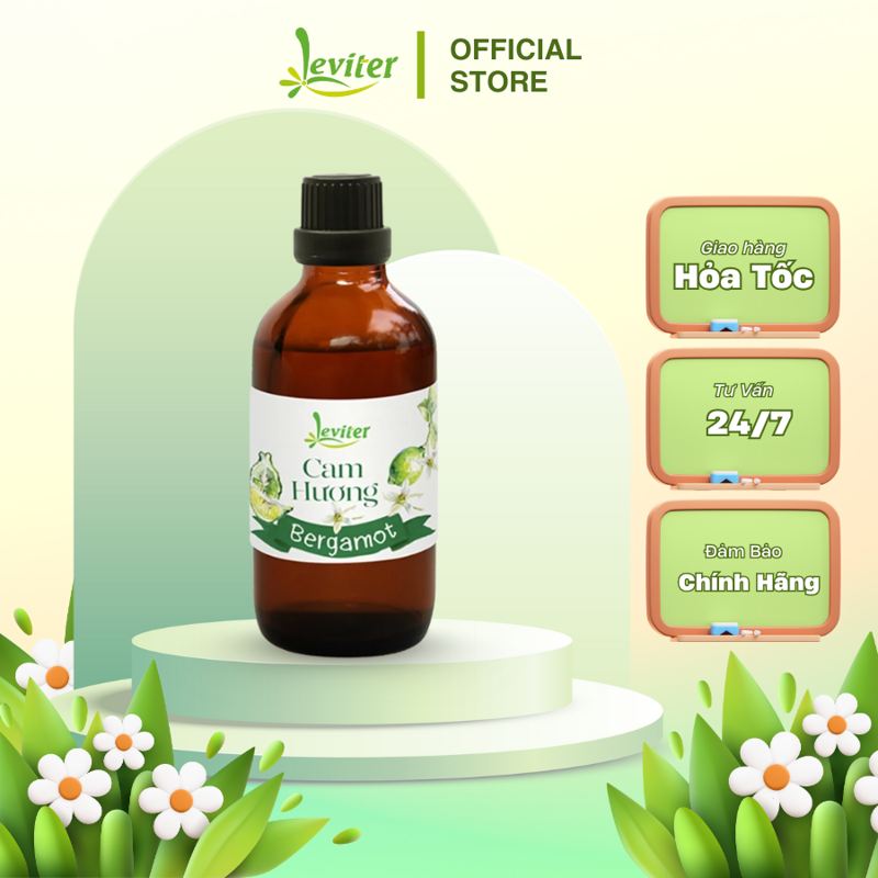 Tinh dầu tự nhiên Cam Hương Leviter - Bergamot Essential Oil 100ml